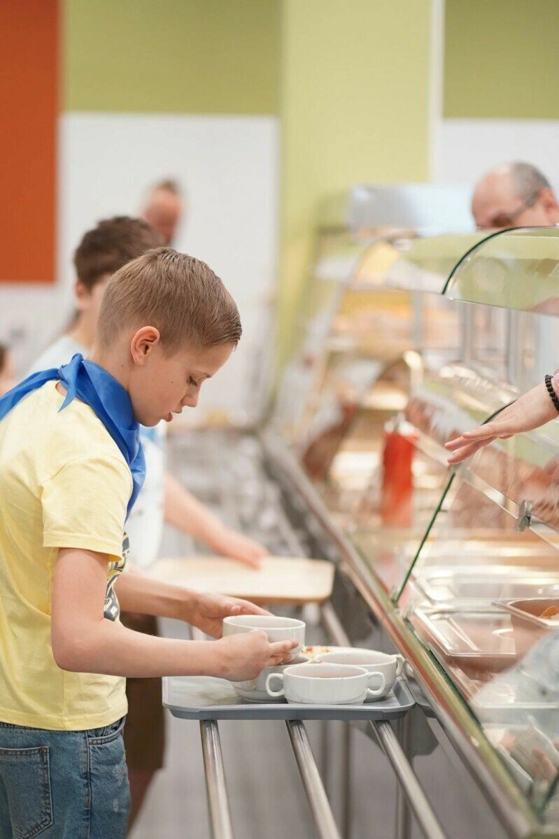 Футбольная Академия в Охта парк – спортивный лагерь, Ленинградская область, Всеволожский район. Путевки в детский лагерь на 2025 год, фото питания 2