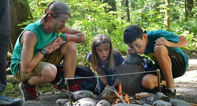 Лагерь бойскаутов